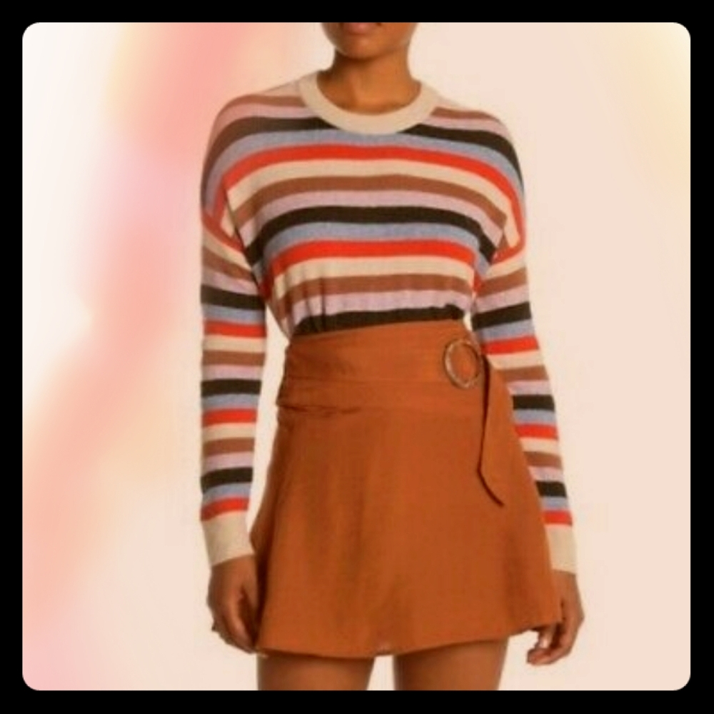NWT Madewell Striped James Pullover Sweater